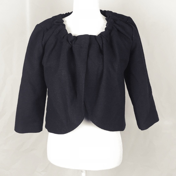Simply Vera Vera Wang Jackets & Blazers - Simply Vera Vera Wang  Navy Blue 3/4 Sleeves Career Blazer Size 4